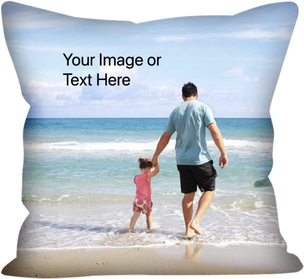 Custom Pillow Personalized Pillow Print on Demand DIY Pillows Included with Pillow Insertion Custom Pillows Design Throw Pillow with Photo Text Customize Pillow