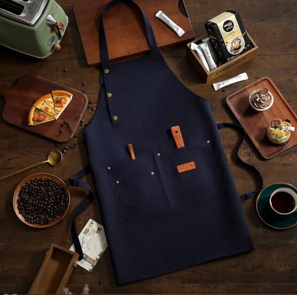 Personalized Aprons with Pockets Womens Personalized Aprons Custom Apron with Logo Men's Aprons Personalized - Image 5